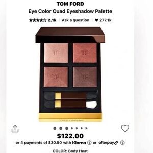 Tom Ford Shimmering Bronze & Copper Eyeshadow Quad